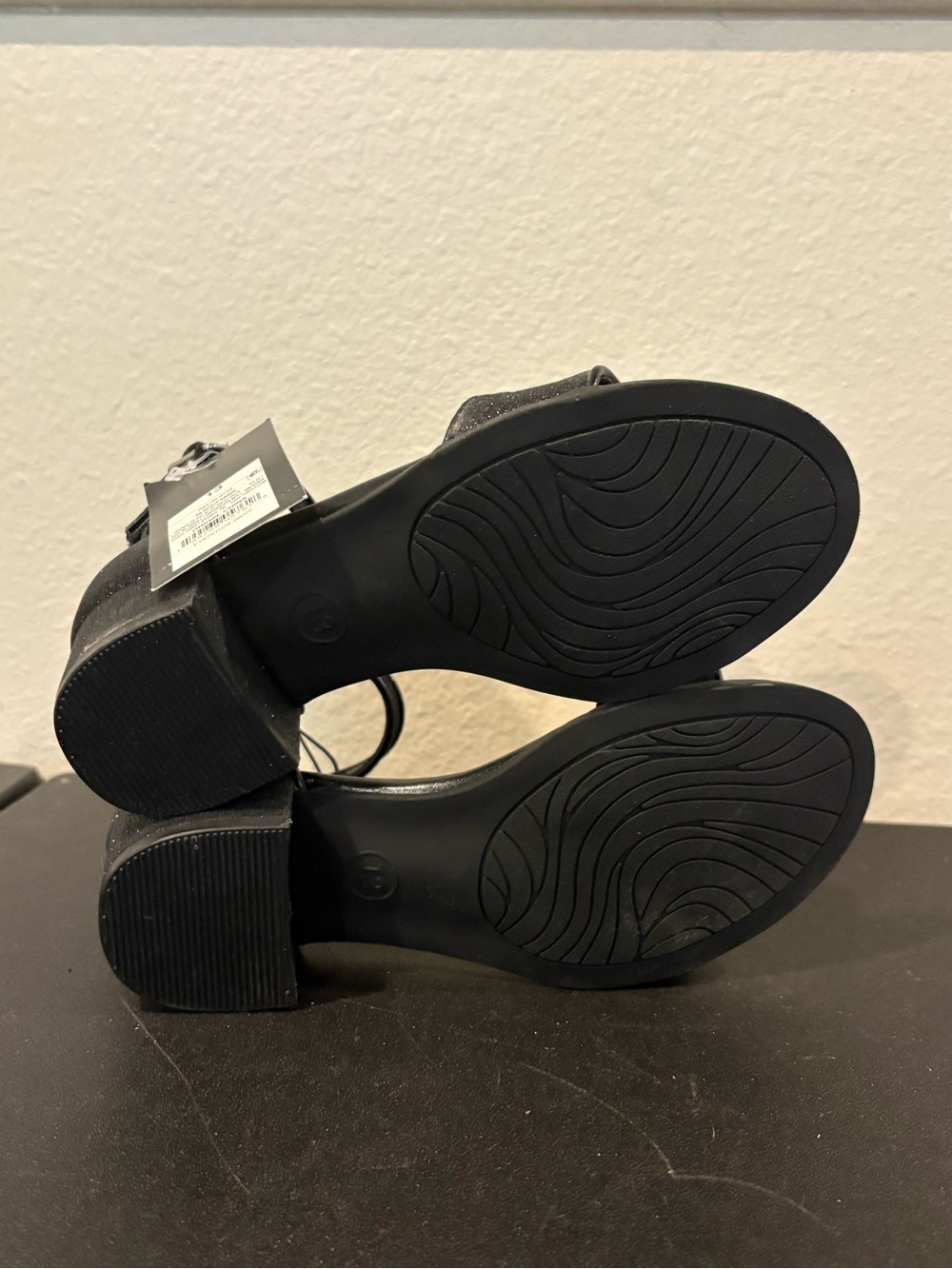 New Art Class Girls Kids Youth Fannie Block Heeled Sandals Sz 13 - Picture 5 of 6